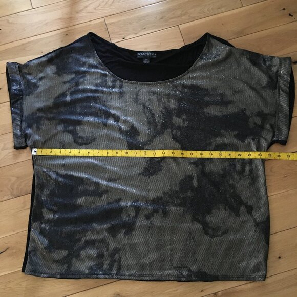 Punkrocker Tie-Dye Pattern Rolled Sleeve Tee - Picture 8 of 11